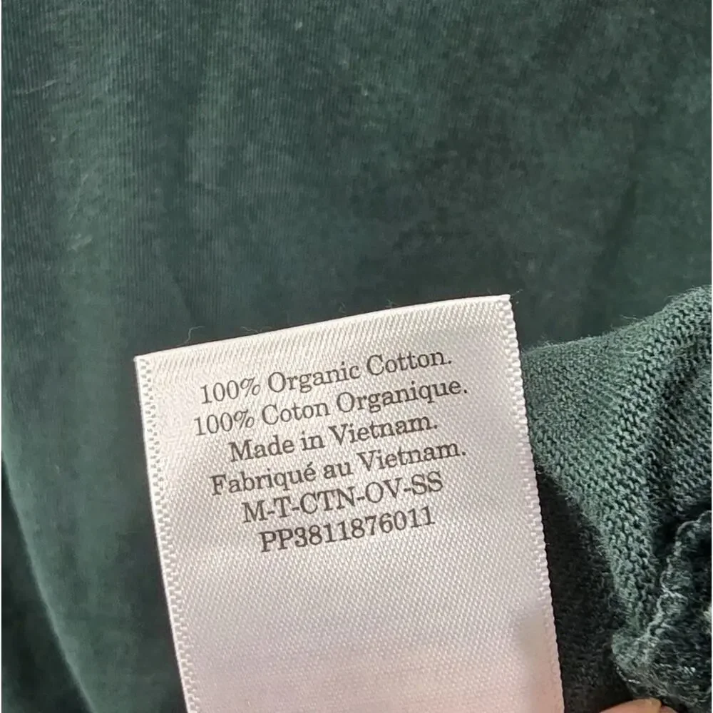 Everlane T Shirt Mens Medium Green Short Sleeve Crew Organic Cotton Premium - Picture 11 of 12